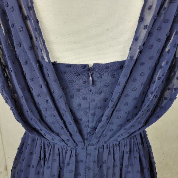 J.Crew Marlow Swiss-Dot Dress. Royal Blue 8P#026 - Picture 11 of 16